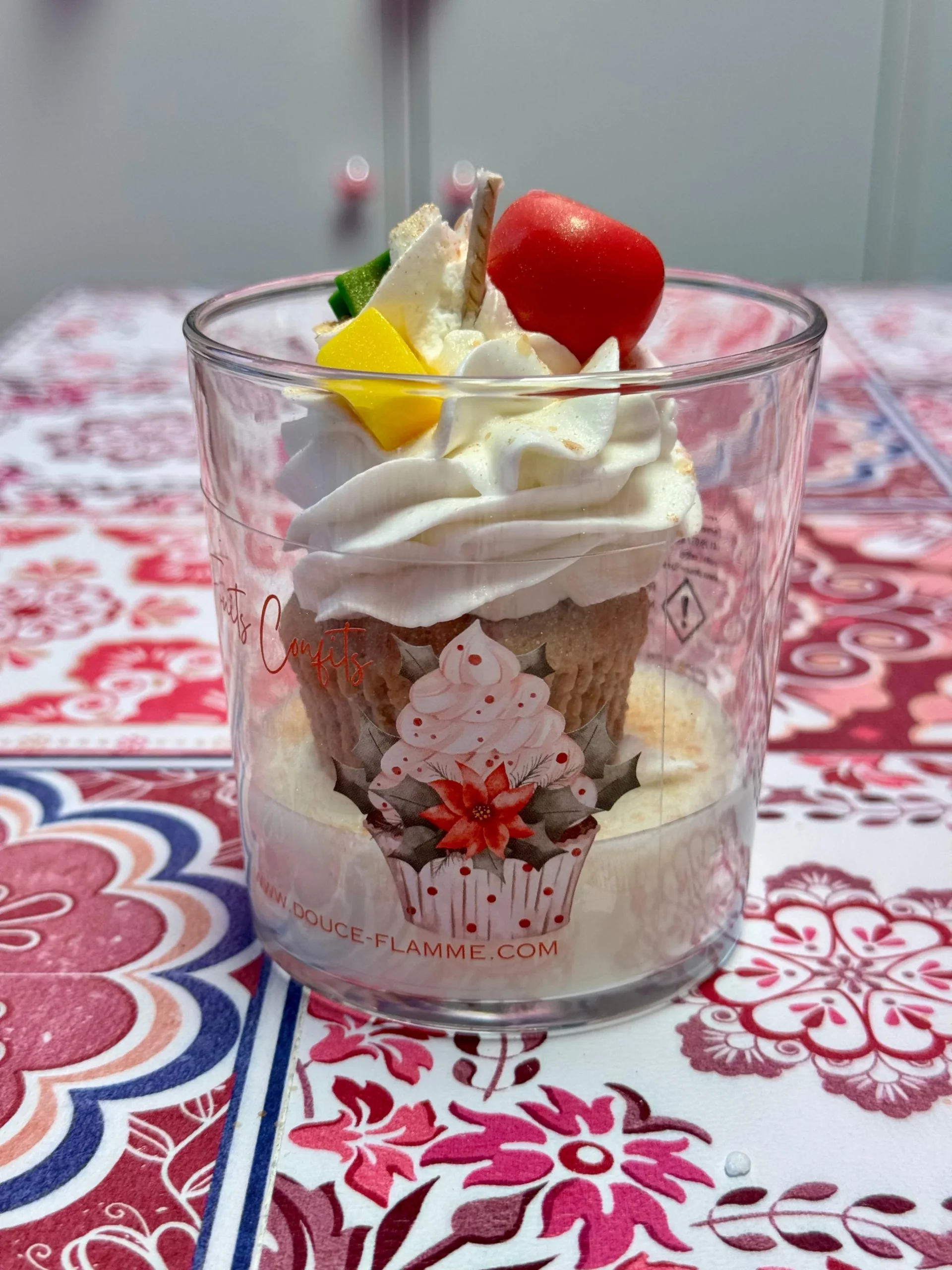 Bougie gourmande parfumée Cupcake par Douce Flamme