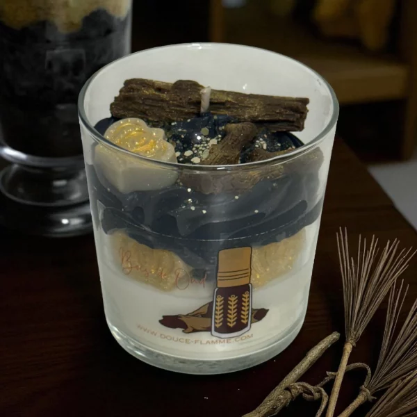 Bougie parfumée Bois de Oud par Douce Flamme