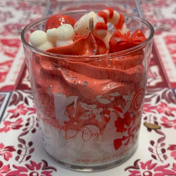 Bougie gourmande parfumée Sucre d'Orge par Douce Flamme